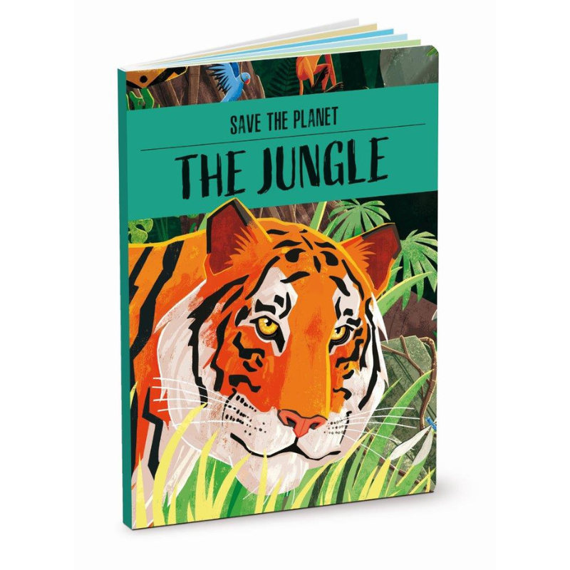 Sassi Save the Planet - The Jungle Puzzle and Book Set, 220 pcs