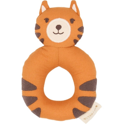 Fabelab Cotton Rattle, Tiger, 16 cm