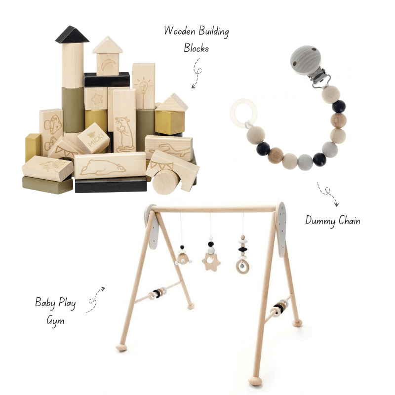 European Wooden Nursery Play Set