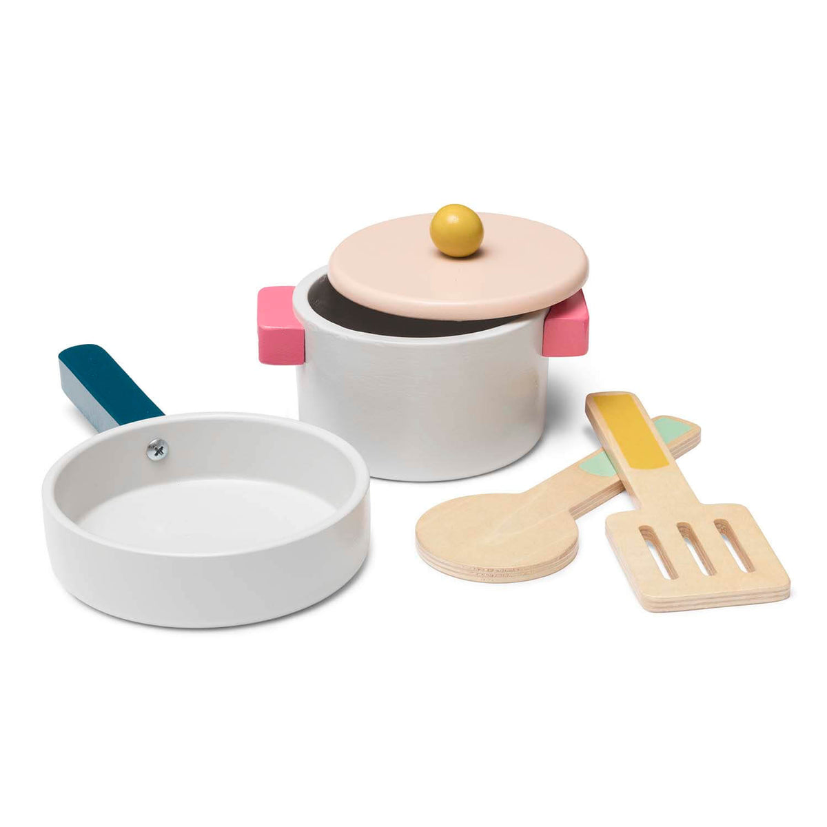 Micki Wooden Pots and Pans Set