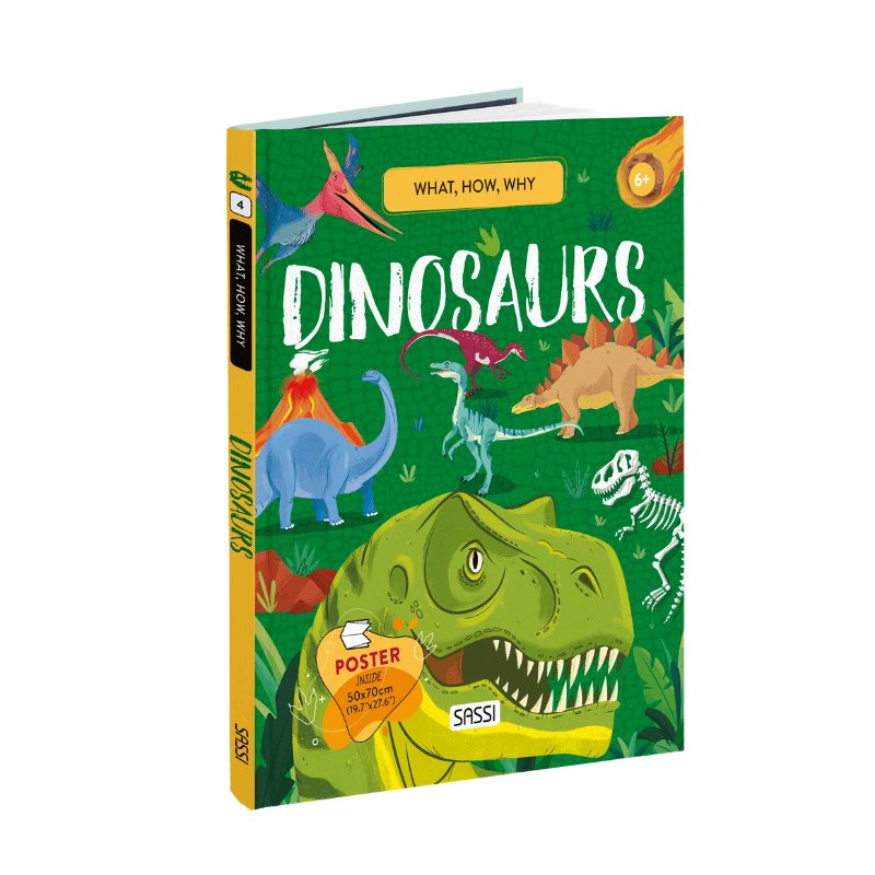 Sassi What How and Why Dinosaurs Book and Poster