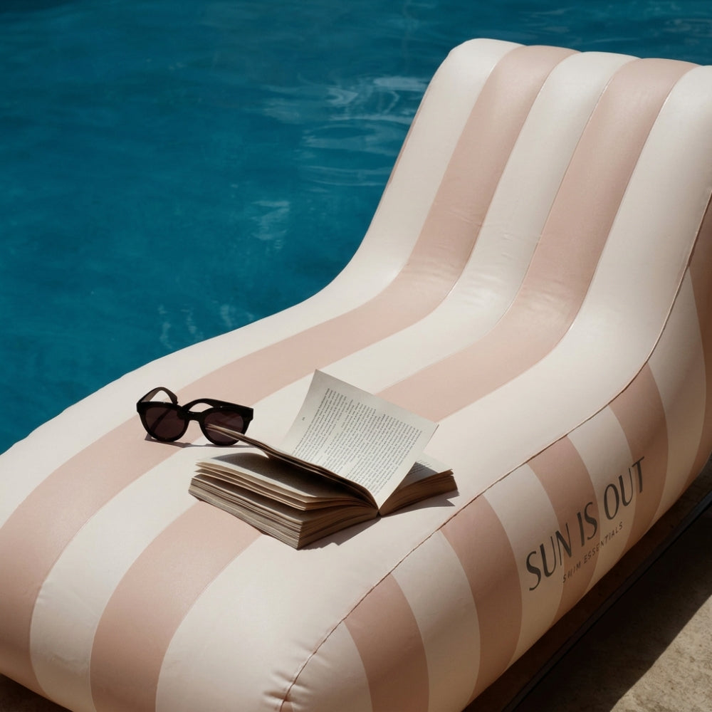 Swim Essentials Inflatable Luxe Lounge Float - Saint Tropez