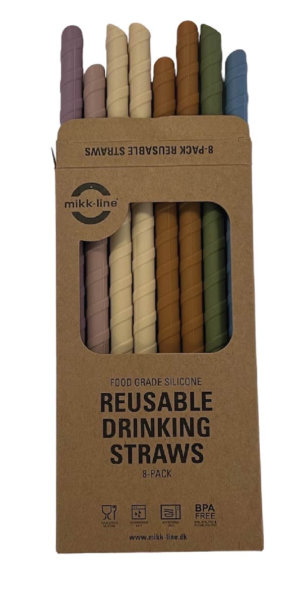 Mikk-Line - Silicone 8 Pack Straws