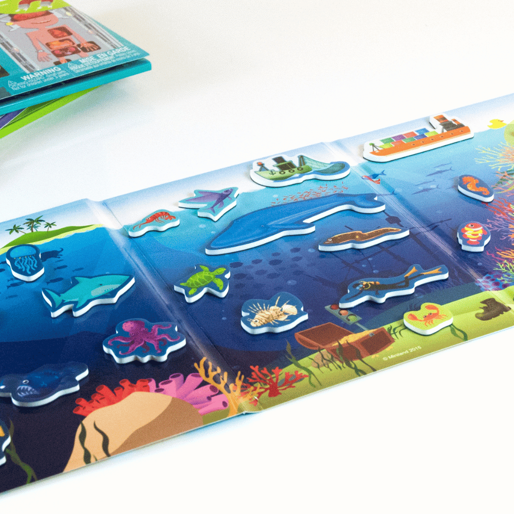 Miniland On The Go Discover Sea Mystery Magnetic Game