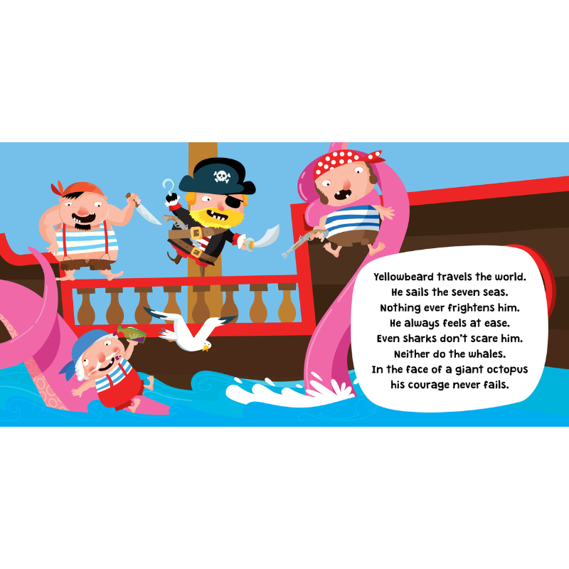 Sassi Book and Giant Puzzle  - Pirates,  30 pcs