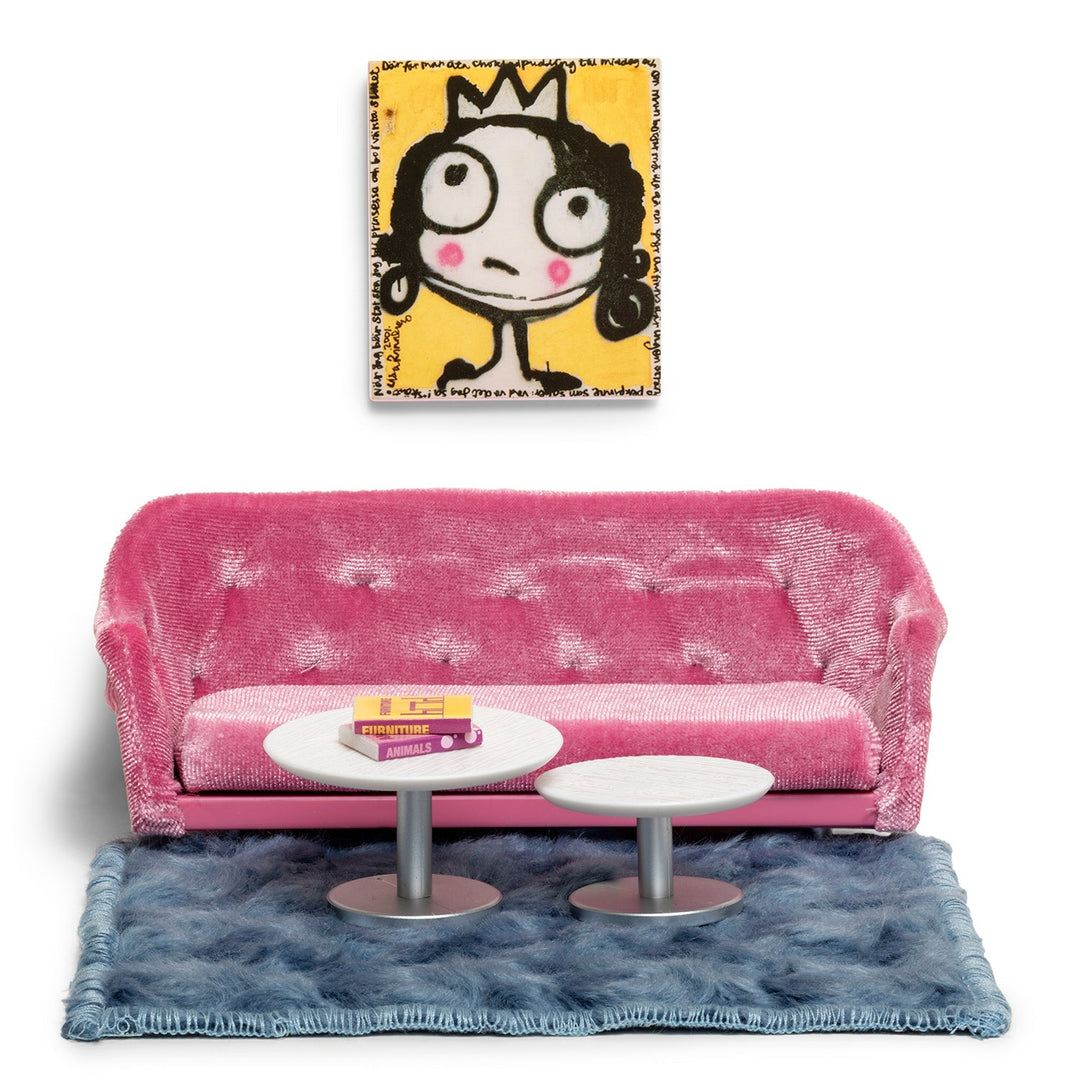 Lundby Doll House Furniture - Living Room Set