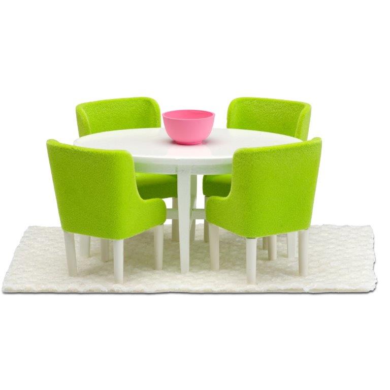 Lundby Doll House - Smaland & Dining Room Set, Green