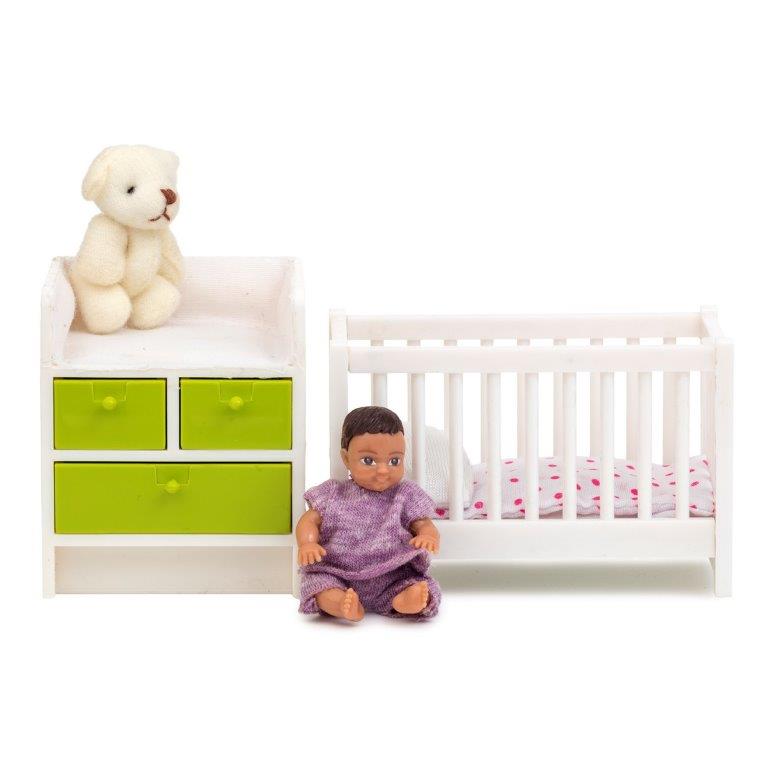 Lundby Crib & Change Table