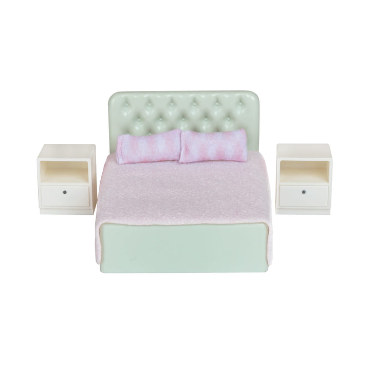 Lundby Doll House Furniture - Basic Bedroom Set