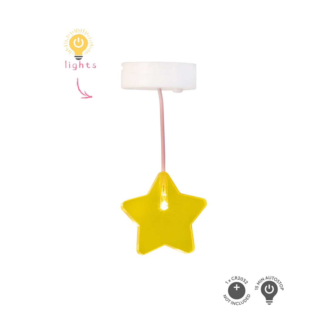 Lundby Doll House Accessories - Star Ceiling Lamp &amp; Beanbag Set