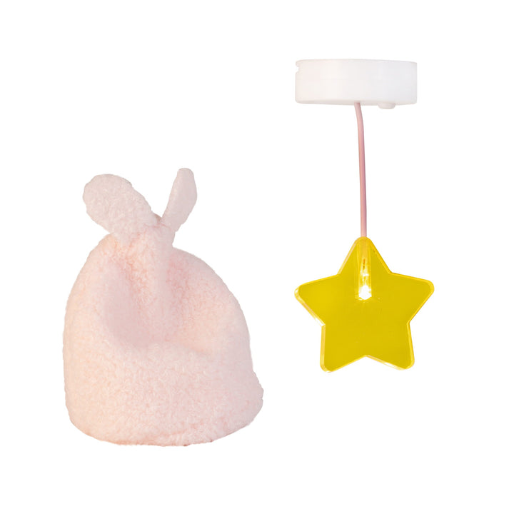 Lundby Doll House Accessories - Star Ceiling Lamp &amp; Beanbag Set