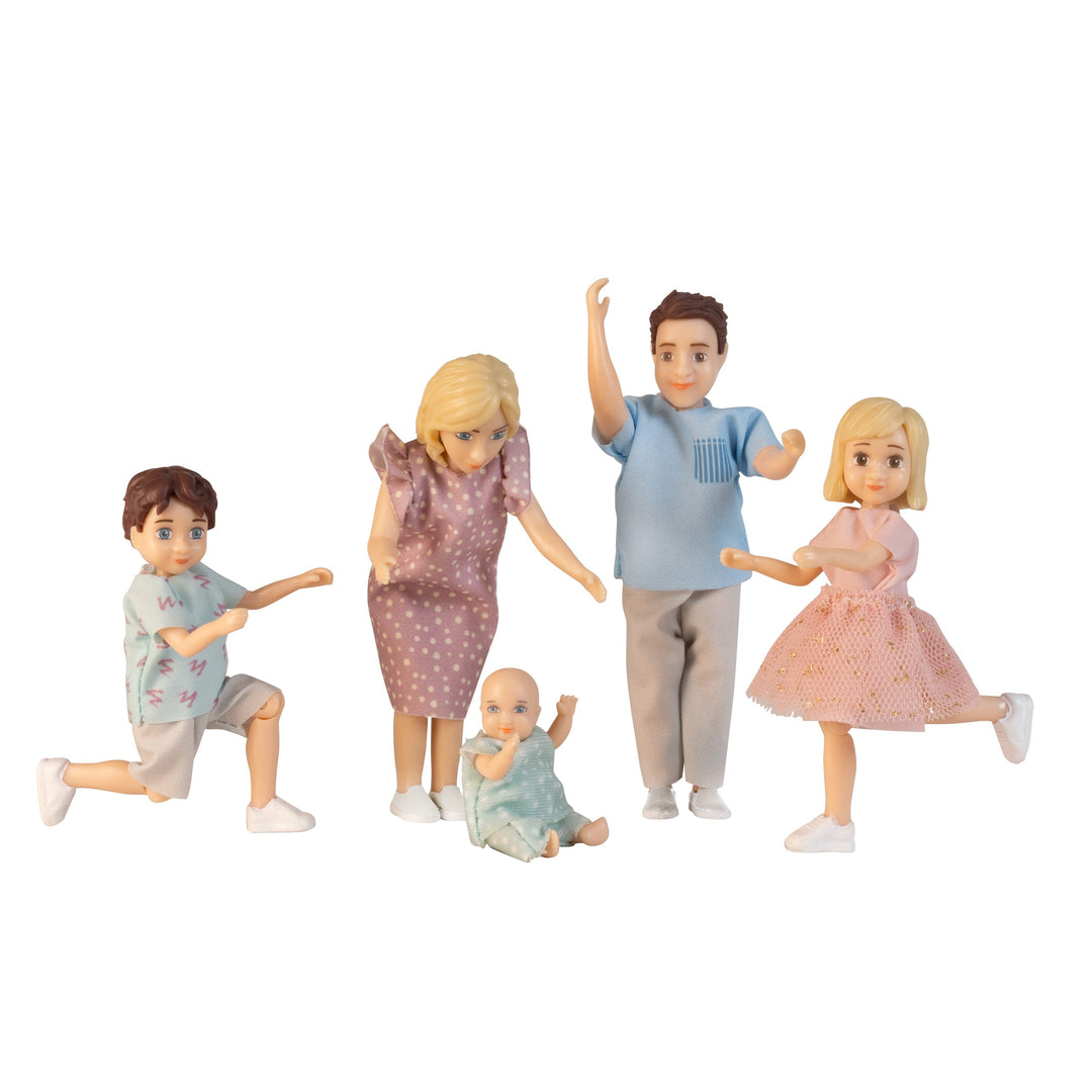 Lundby Doll House Dolls - Charlie Family Set, 5 pcs
