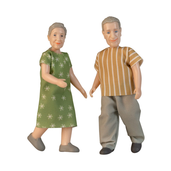 Lundby Doll House Dolls - Elderly Couple Set