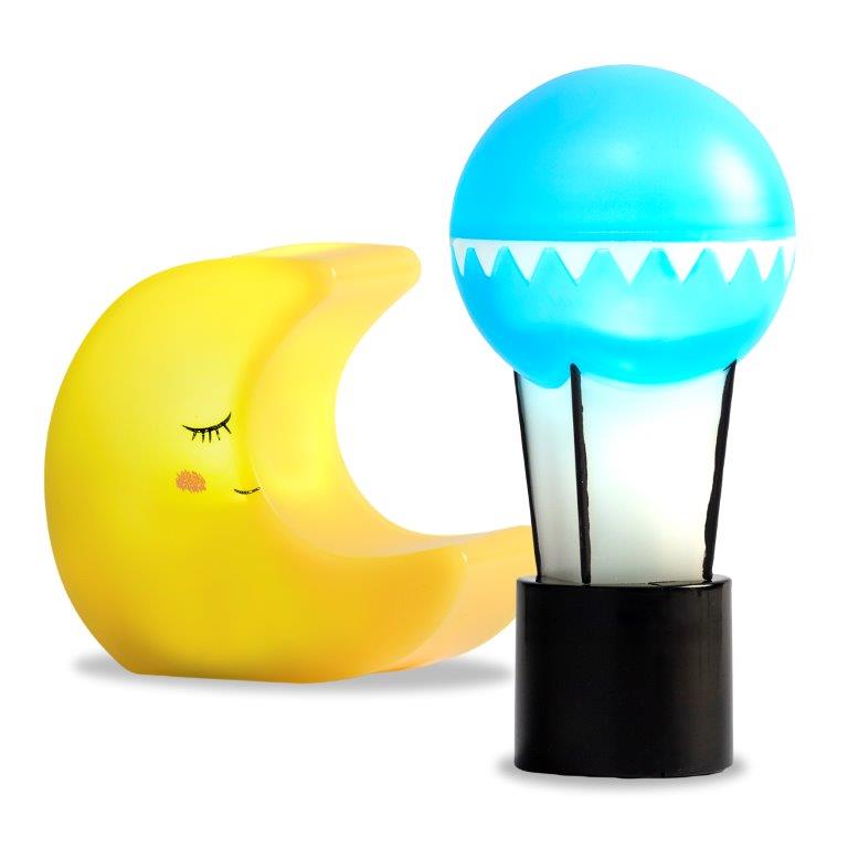 Lundby Doll House Accessories - Smaland 2018 Moon & Sun Battery Operated Lamp Set