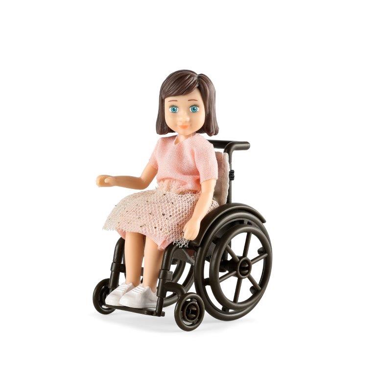 Lundby Doll House Doll - Girl & Wheelchair