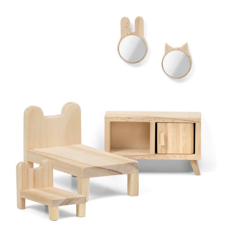Lundby Doll House DIY - Bedroom Set