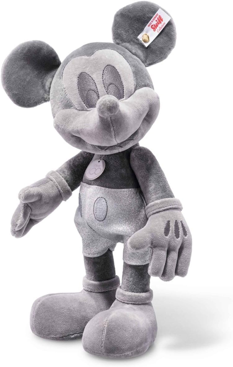 Steiff Limited Edition - Mickey Mouse 100th Anniverary Platinum, 31 cm