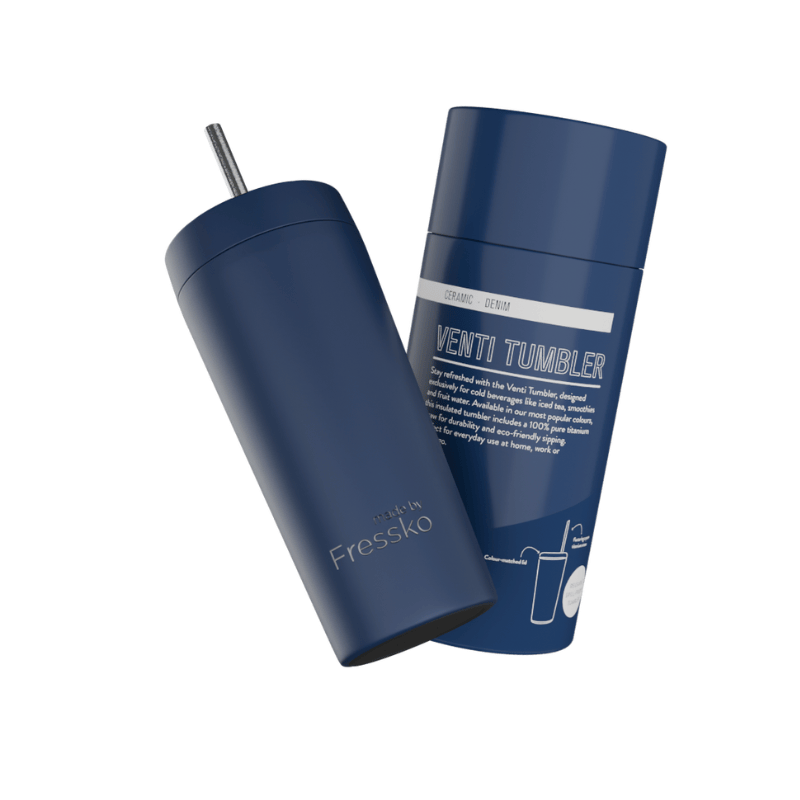 Fressko Venti Ceramic Tumbler 600 ml, Denim