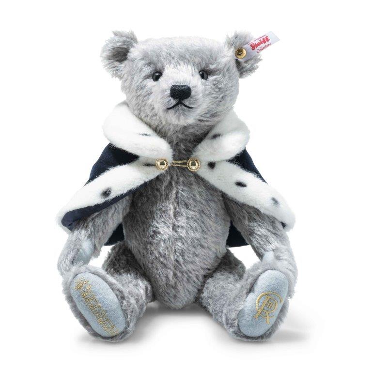 Steiff Limited Edition Teddy Bear - King Charles III Long to Reign Over Us, 31 cm