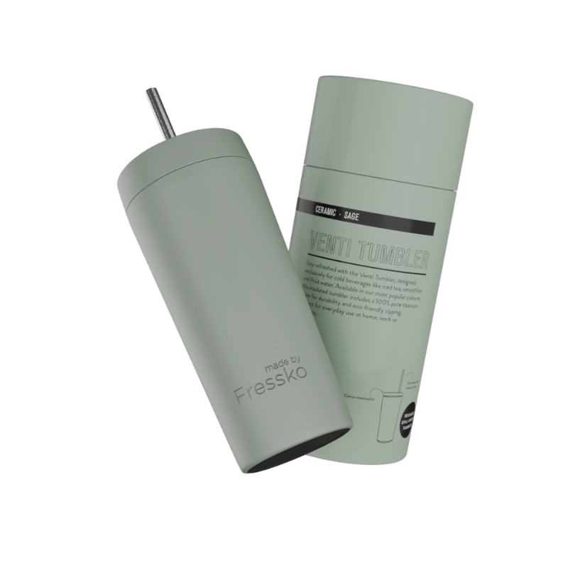 Fressko Venti Ceramic Tumbler 600 ml, Sage