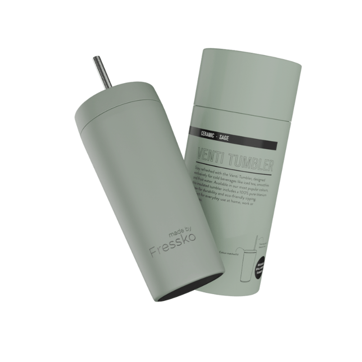 Fressko Venti Ceramic Tumbler 600 ml, Sage