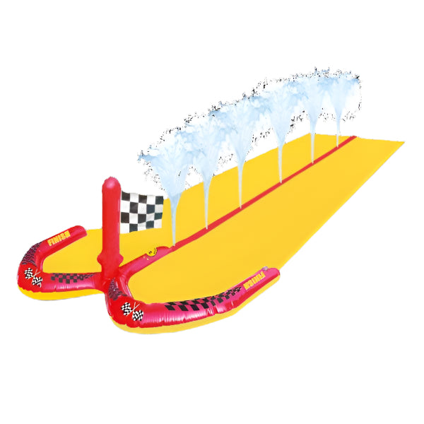 Swim Essentials Double Waterslide Racing Sprinkler, 5.5 m