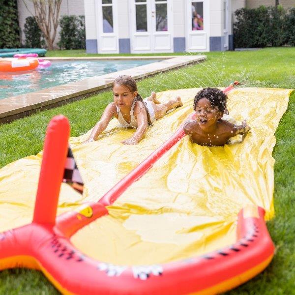Swim Essentials Double Waterslide Racing Sprinkler, 5.5 m