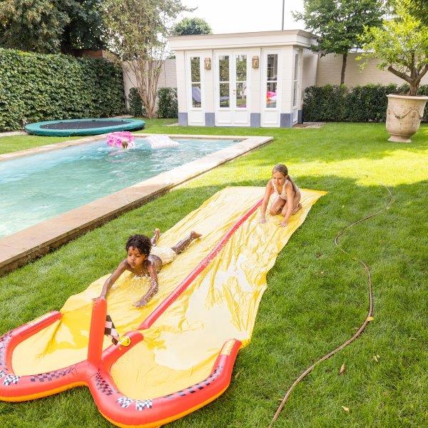Swim Essentials Double Waterslide Racing Sprinkler, 5.5 m
