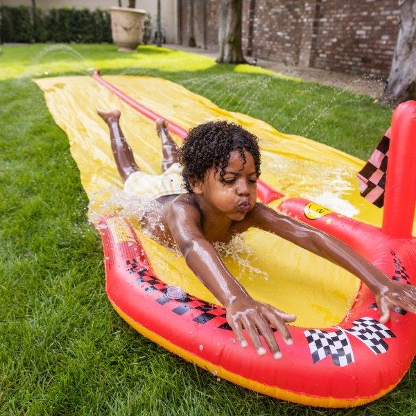 Swim Essentials Double Waterslide Racing Sprinkler, 5.5 m