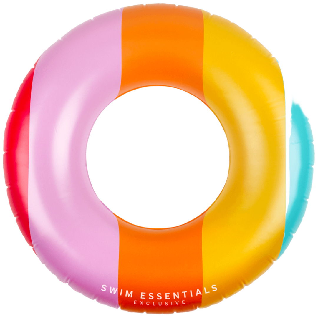 Swim Essentials Swim Ring, Rainbow, 90 cm