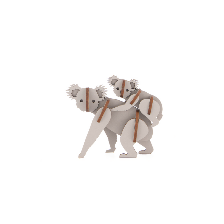 Little and Wood Construction Set Koala & Joey A5