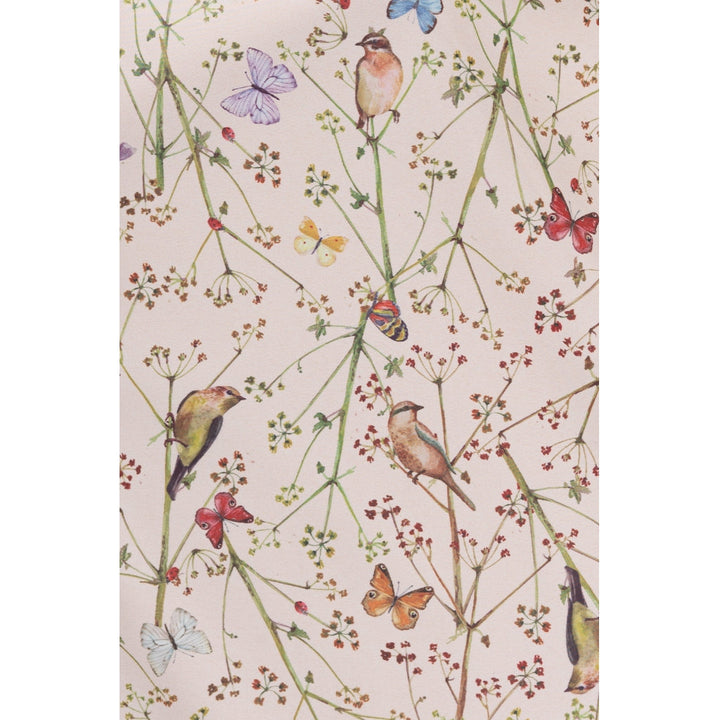 Mikk-Line PU Bib - Wild Flowers, pink