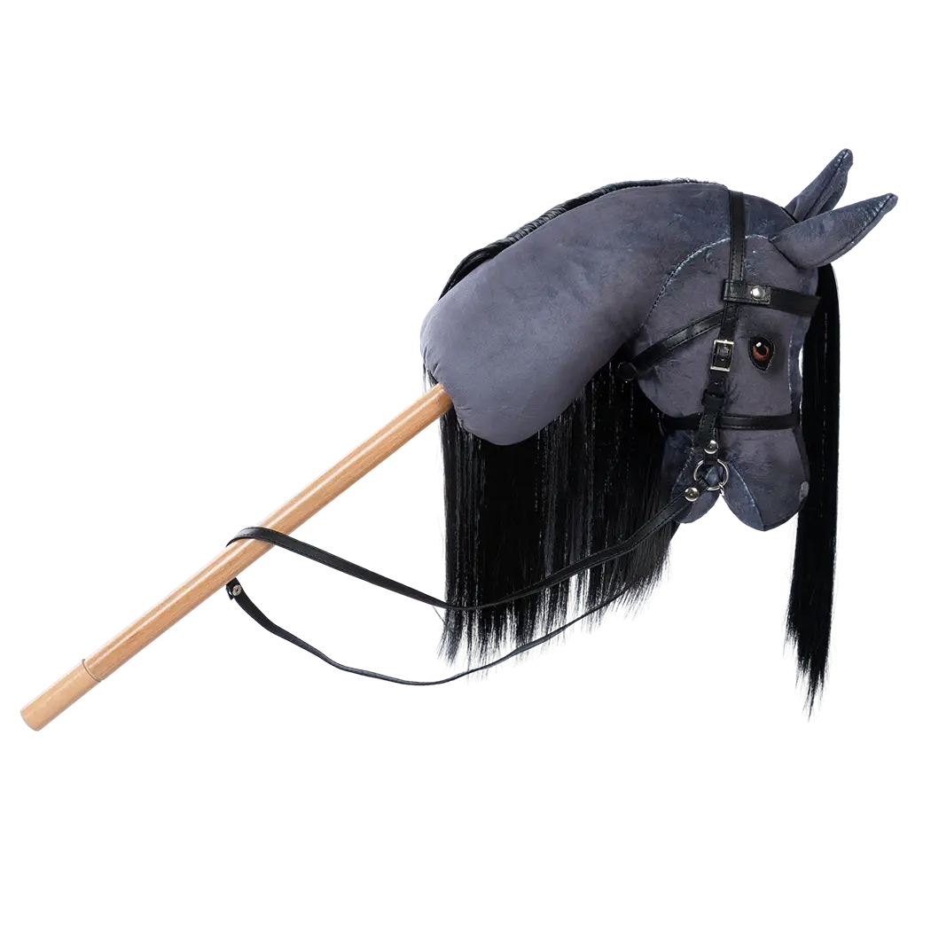 by Astrup Hobby Horse Blaze, Grey/Black, 70 cm