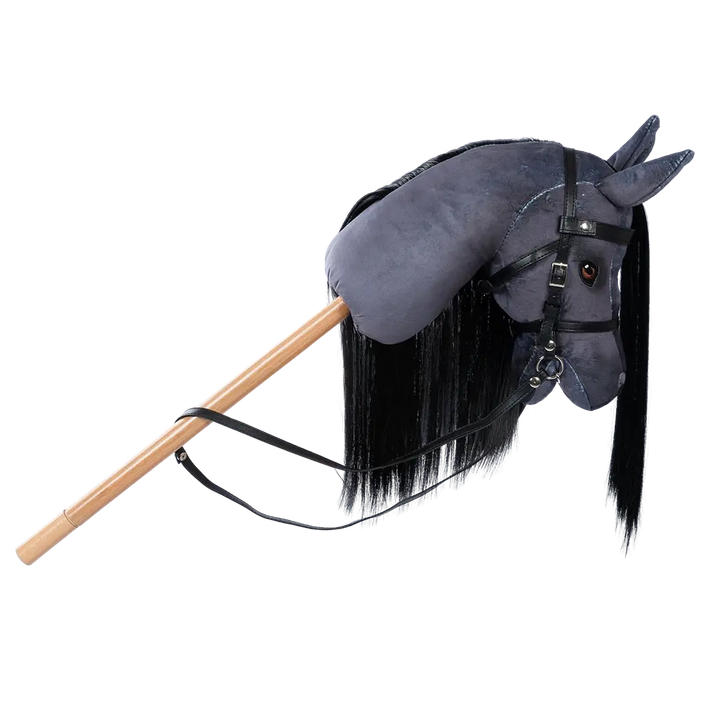 by Astrup Hobby Horse Blaze, Grey/Black, 70 cm