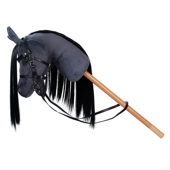 by Astrup Hobby Horse Blaze, Grey/Black, 70 cm