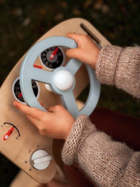 MamaMemo Wooden Steering Wheel