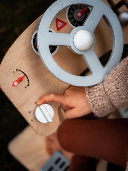 MamaMemo Wooden Steering Wheel