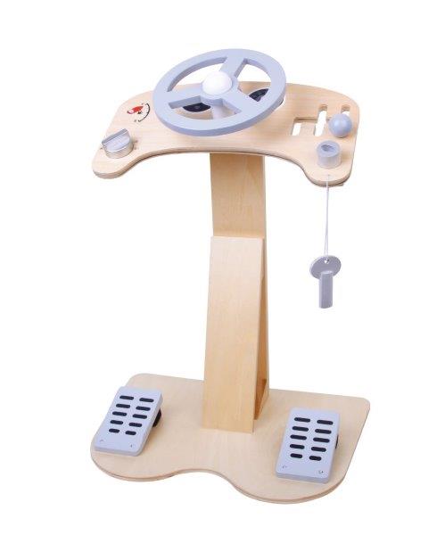 MamaMemo Wooden Steering Wheel