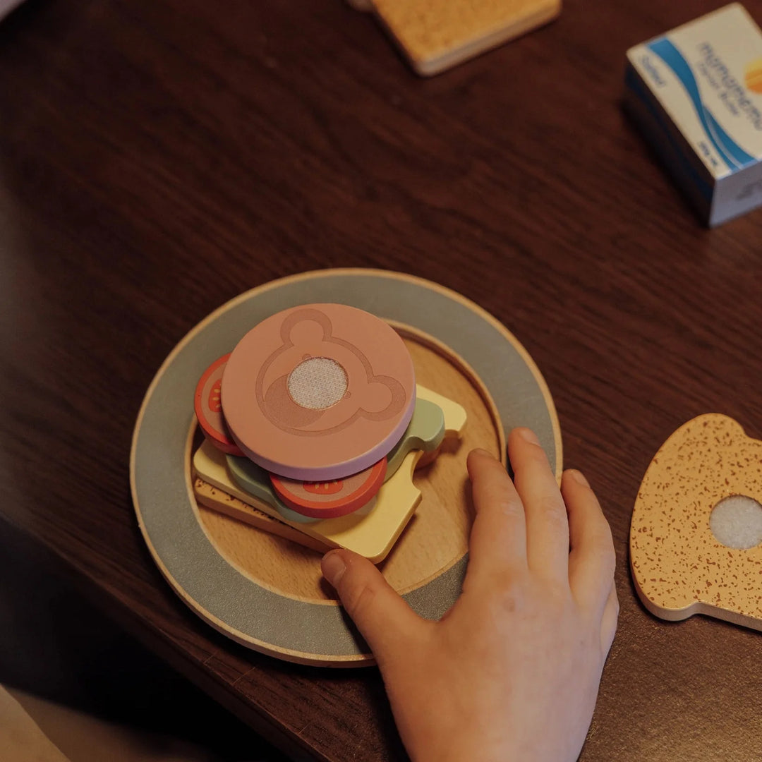 MamaMemo Wooden Food - Sandwich Set