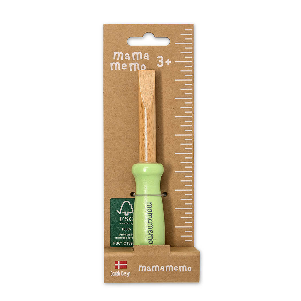 MamaMemo Wooden Workshop Tools - Screwdriver