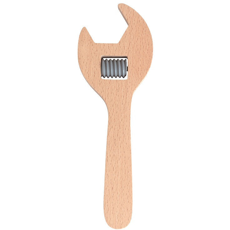 MamaMemo Wooden Workshop Tools - Adjustable Spanner Default Title