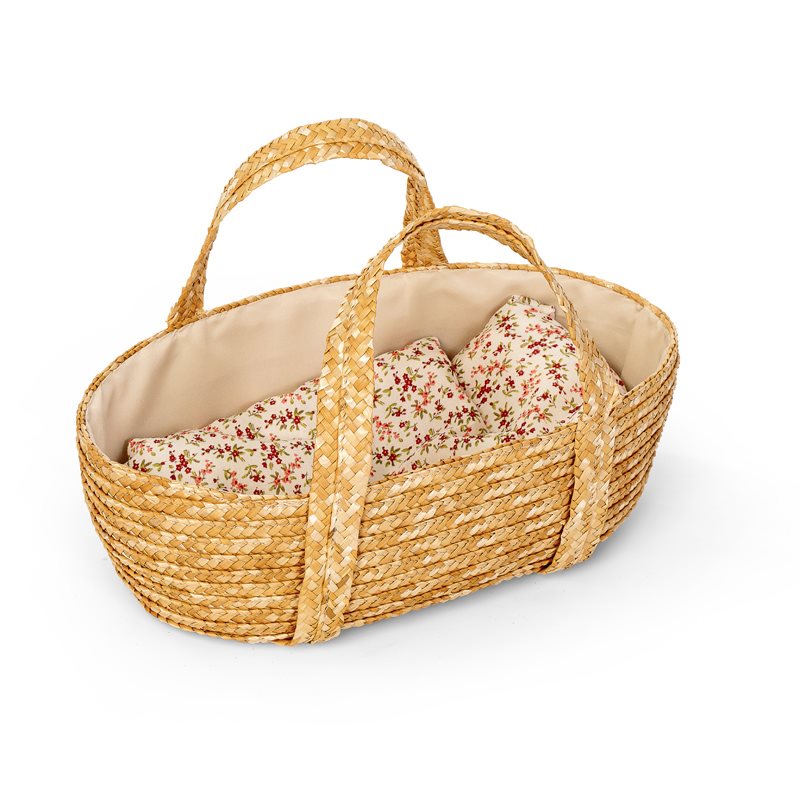 by Astrup Doll Weaved Moses Basket, 38 cm Default Title