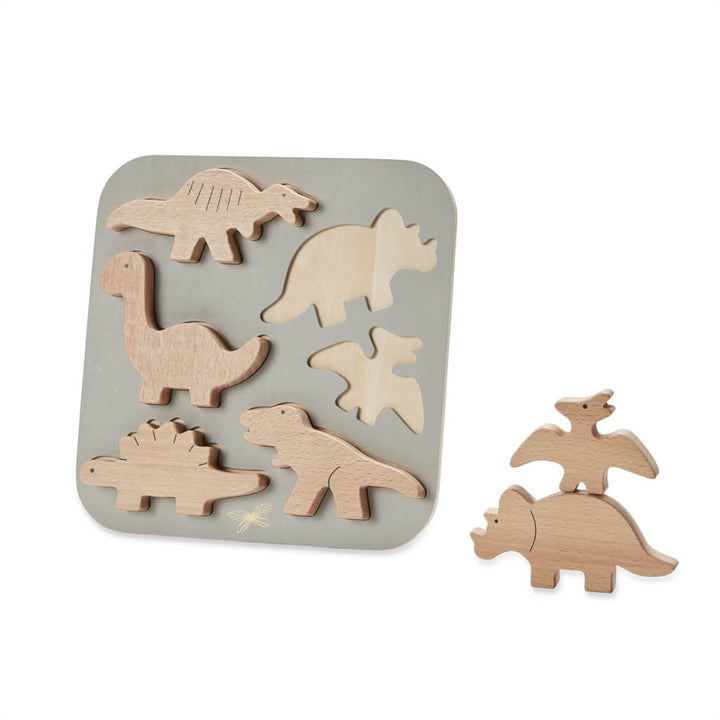 by Astrup Wooden Puzzle - Dinosaurs