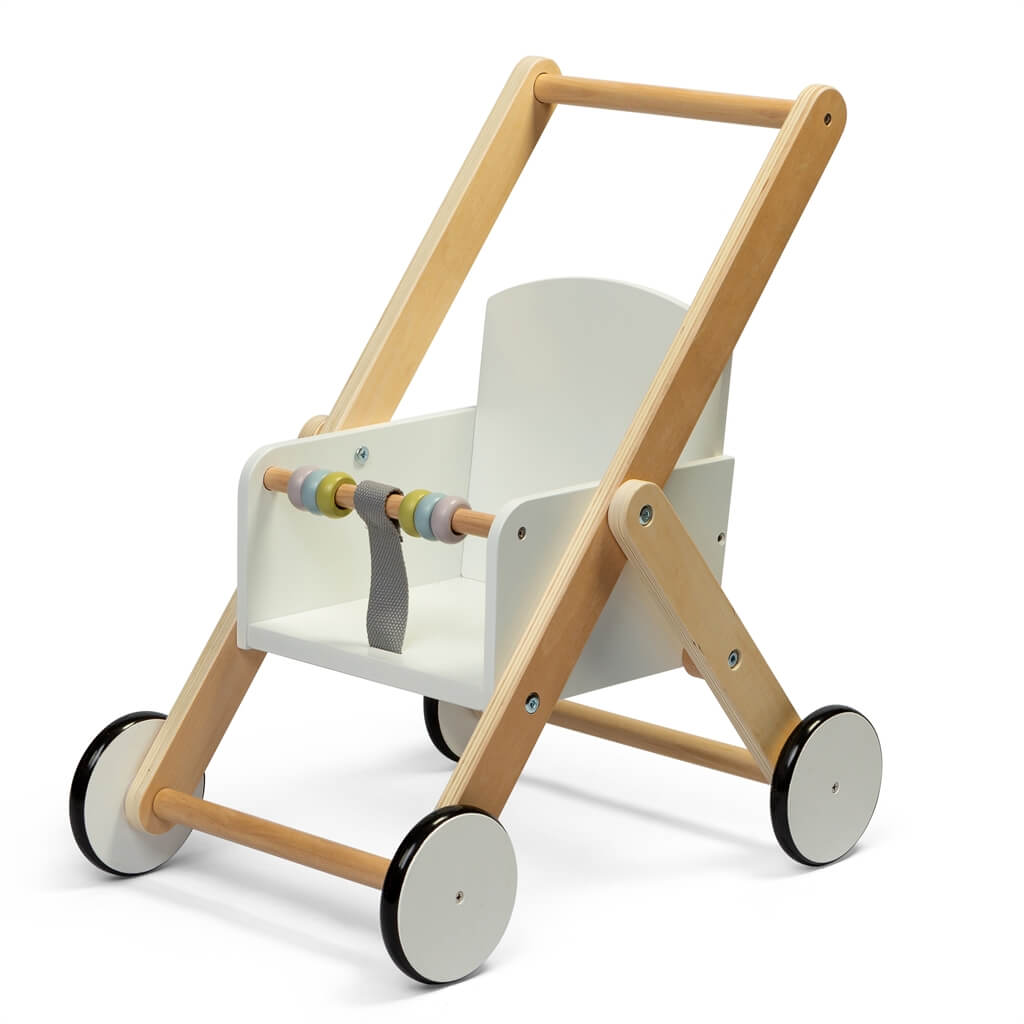 by Astrup Role Play Wooden Doll Stroller