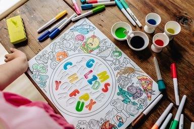 Hey Doodle Busy Bugs Sensory Mat & Pen Set