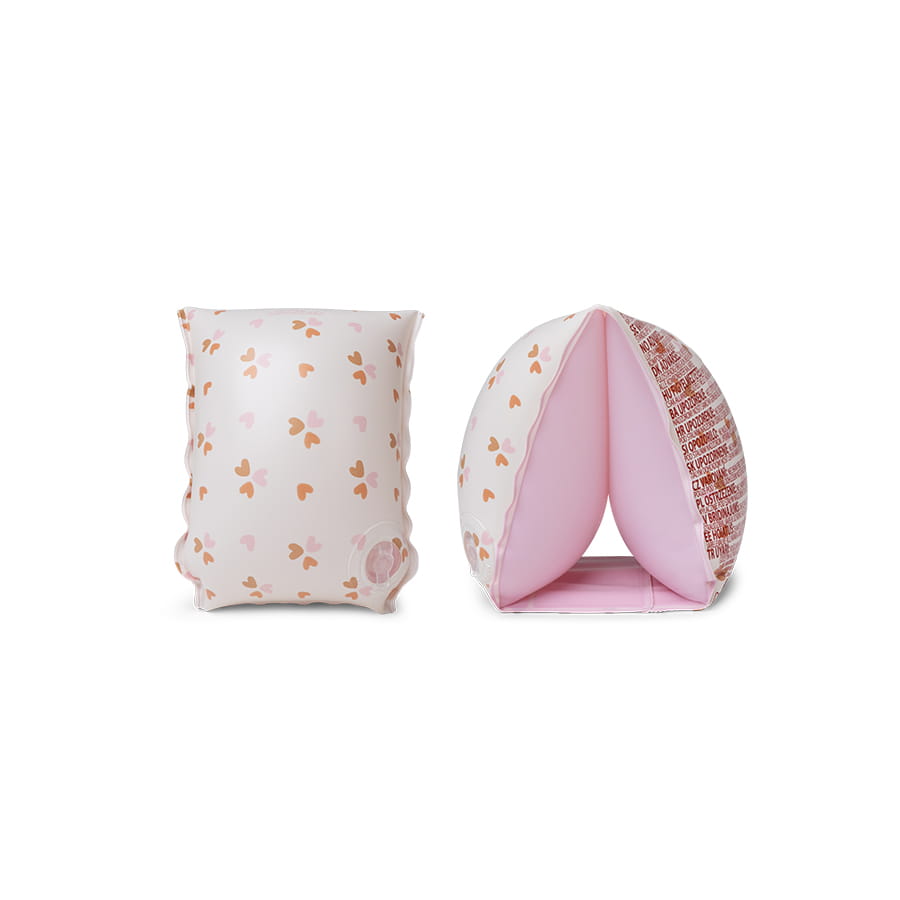 Swim Essentials Inflatable Arm Bands - Cozy Heart, 0-2 yrs