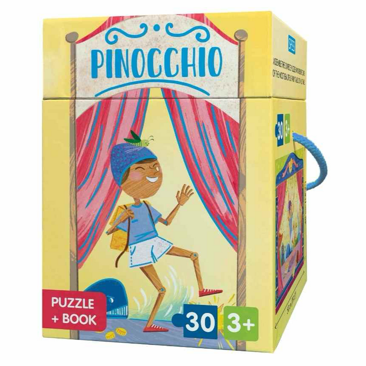 Sassi Fairy Tale Puzzle & Book Set - Pinocchio