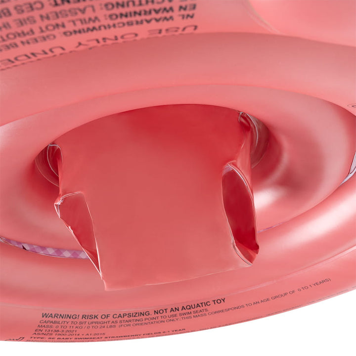 Swim Essentials Inflatable Baby Float - Strawberry Fields, 0-1 yrs