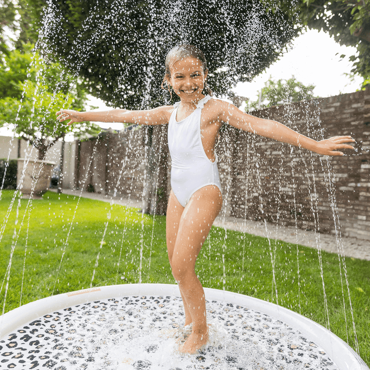 Swim Essentials Sprinkler Mat - Leopard, 150 cm