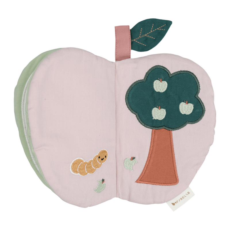 Fabelab - Fabric Book - Green Apple, 22 cm